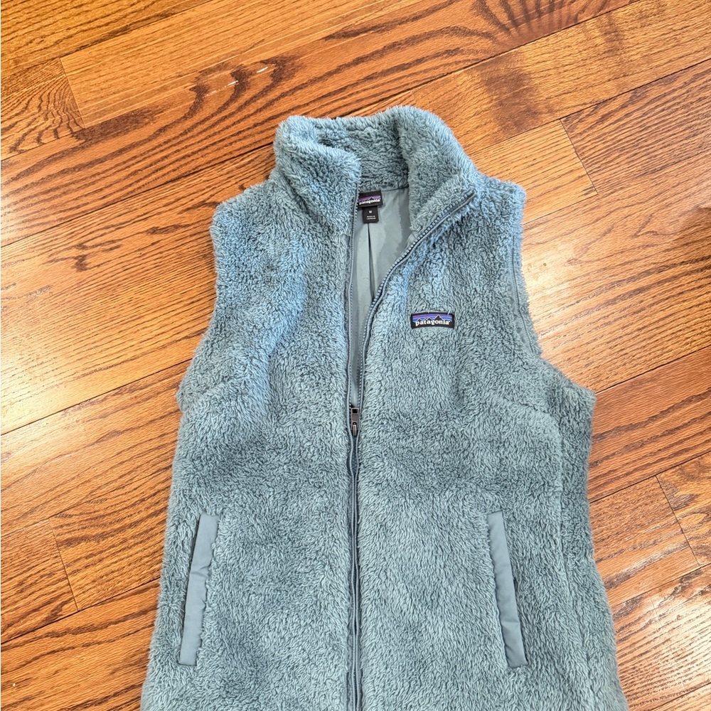 Patagonia Fleece Vest in Soft Blue